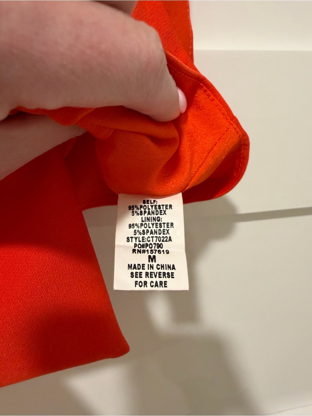 Bow-Front Red Spaghetti Strap Crop Camisole - Picture 5 of 6